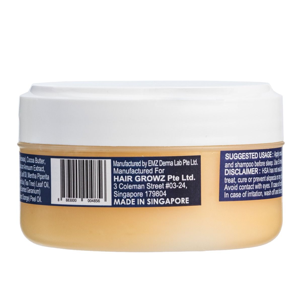 Quality Hair Pomade and Scalp Balm For Styling & Hair Health | HairGrowz  Natural Rosemary Scent Treatment To Stimulate Scalp For All Hair Types |  Natural Hair Cream Singapore | HairGrowz